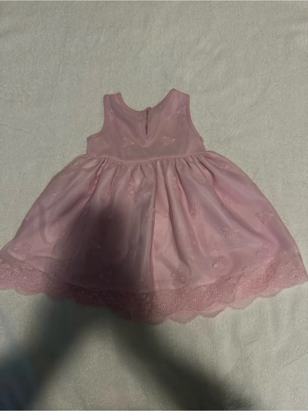 Toddler Pink Satin-Bow Party Dress